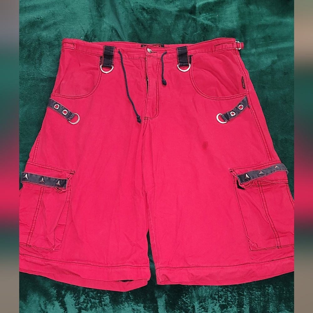 Tripp NYC Red Cargo Shorts